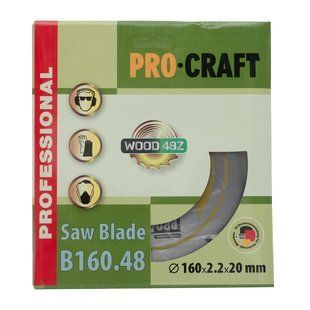 Пильный диск Procraft B160.48 48T (по дереву) Procraft_016048 фото