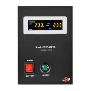 ДБЖ з правильною синусоїдою 12V LPY-B-PSW-800VA+(560Вт) 5A/15A lp_4150 фото