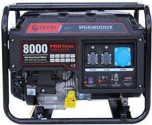 Бензиновый генератор Pezal PGG-8000-X (ном 6 КВт, макс 6,5 кВА) PGG-8000-X фото