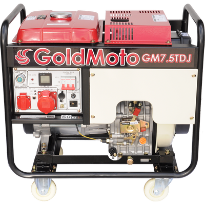 Генератор дизельный GoldMoto GM7.5TDJ (ном 5 КВт, макс 6,9 кВА) GM-75-TDJ фото