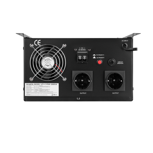 Сонячний інвертор (ДБЖ) LogicPower LPY-C-PSW-2000VA (1400W) MPPT24V lp_4126 фото