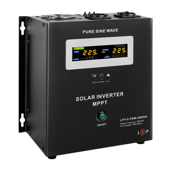 Сонячний інвертор (ДБЖ) LogicPower LPY-C-PSW-2000VA (1400W) MPPT24V lp_4126 фото
