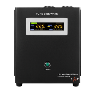 ДБЖ з правильною синусоїдою 24V LPY-W-PSW-2000VA+ (1400Вт)10A/20A lp_4146 фото