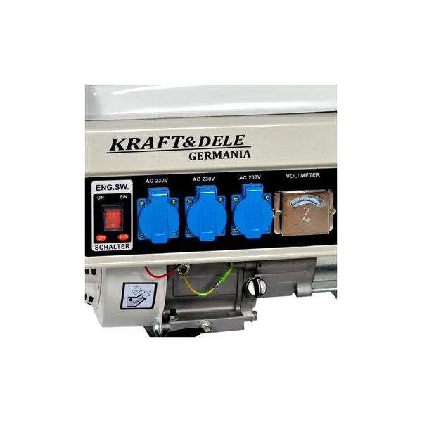 Генератор бензиновий Kraft&Dele KD-105 (ном 2,2 кВт, макс 3,1 кВА) KD-105 фото