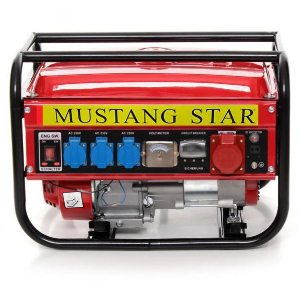 Генератор бензиновый Mustang Star MSG 9800 (ном 2,8 КВт, макс 4 кВА) MSG-9800 фото