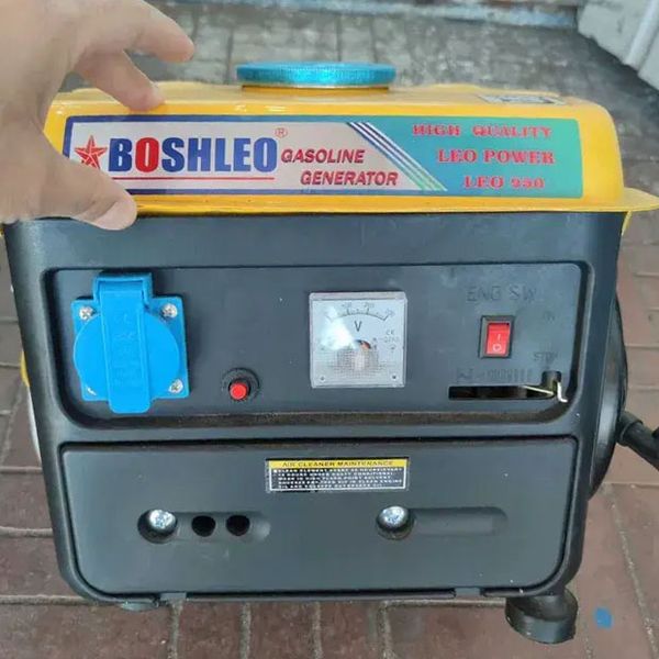 Генератор бензиновий BOSHLEO LEO 950 (ном 0,6 кВт, макс 1 кВА) GG-BOSHLEO-BR-950-AL фото