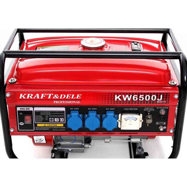 Генератор бензиновий Kraft&Dele KD-111 (ном 2,2 кВт, макс 3,1 кВА) KD-111 фото