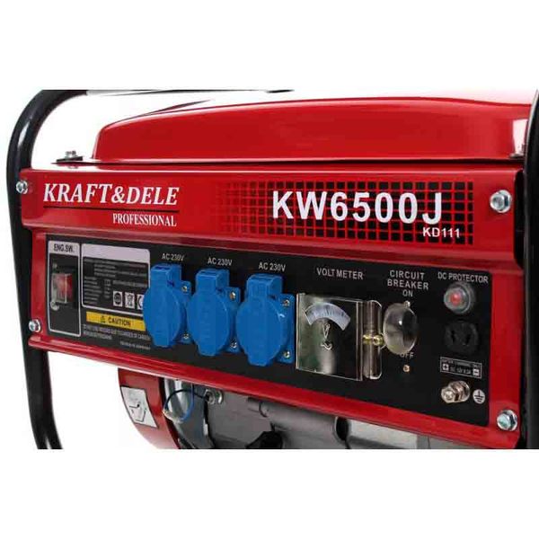 Генератор бензиновий Kraft&Dele KD-111 (ном 2,2 кВт, макс 3,1 кВА) KD-111 фото