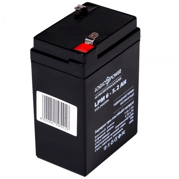 Battery lead acid LogicPower AK-LP4158 6V5,5Ah (5,5 А*h) AK-LP4158 photo