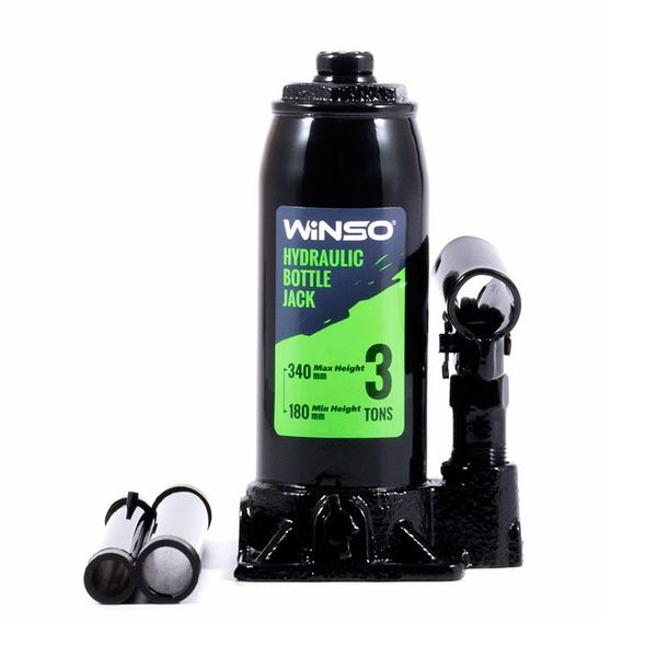 Hydraulic jack WINSO 170310 3t car jack single rod bottle mechanical hydraulic jack for cars DKT-WNS-170310-HJ-3T photo