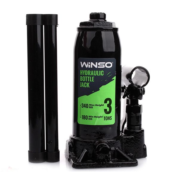 Hydraulic jack WINSO 170310 3t car jack single rod bottle mechanical hydraulic jack for cars DKT-WNS-170310-HJ-3T photo