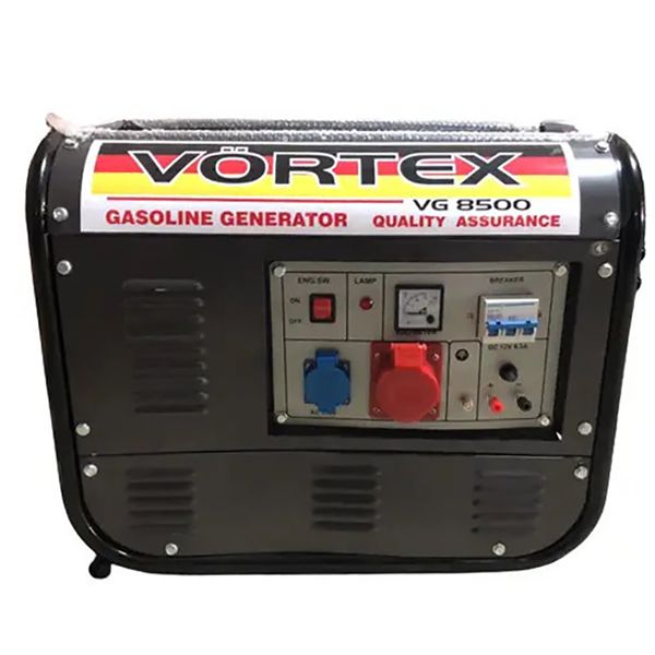 Генератор бензиновый Vortex VG 8500 (ном 3 КВт, макс 4,4 кВА) VG-8500 фото